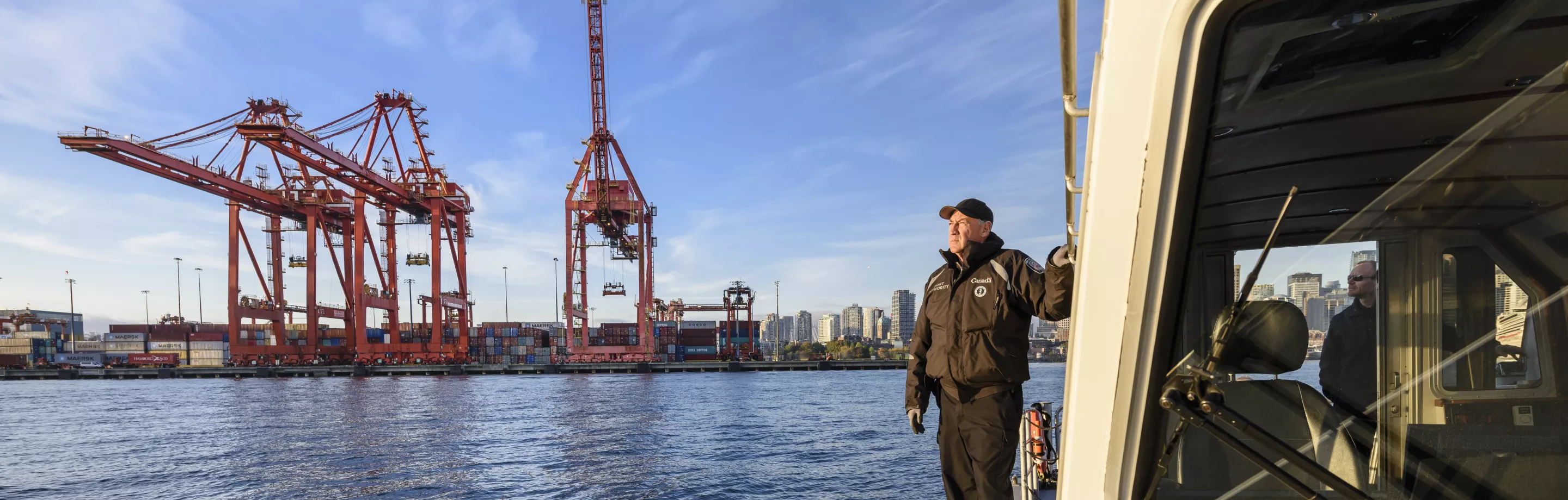 Agent de patrouille de l'autorité portuaire