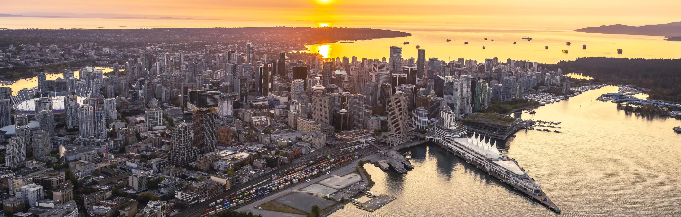 Aerial of Vancouver