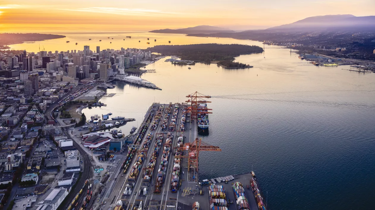 Port of Vancouver aerial