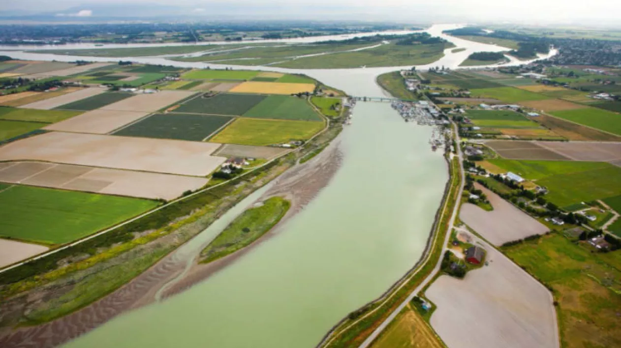 Canoe Pass, near the south side of Westham Island, in Delta