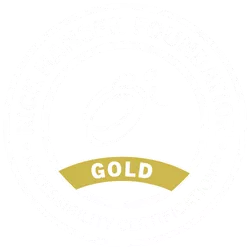 Logo d'or de la Fondation Rick Hansen certifiant l'accessibilité