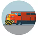 Train graphic